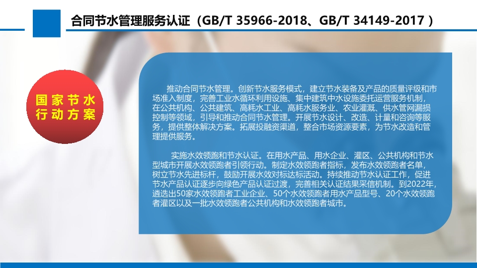 合同节水管理认证